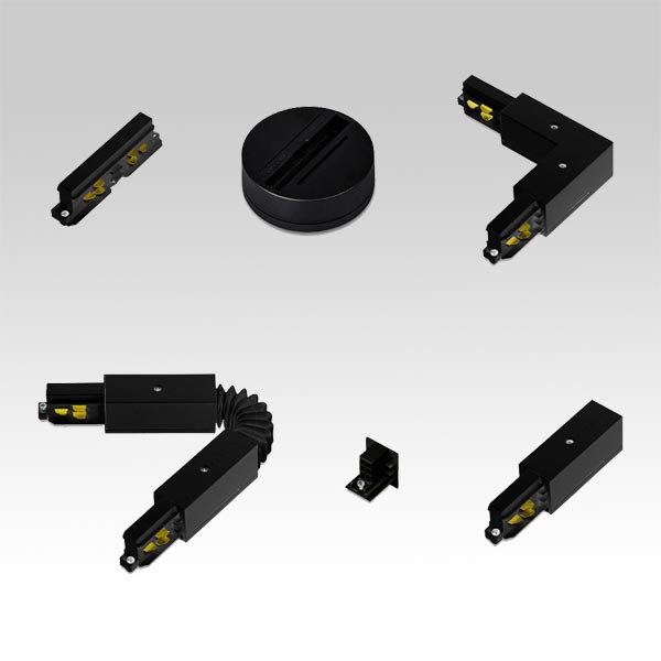 сборные шины, принадлежности для светильников на шинах