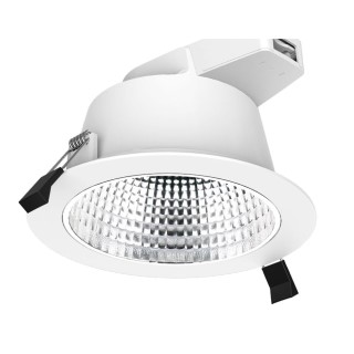 LED downlight PROLUMEN DL138A UGR19 DALI white round 230V 18W 1530lm CRI80 90° IP54 3000K warm white