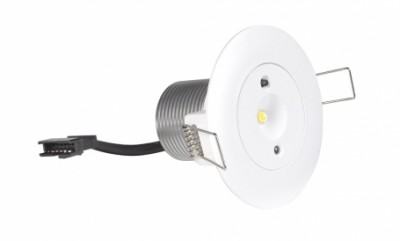 LED security light INTELIGHT Starlet White II LED SC 200 M/NM 3H MT, manual testing white round 230V 2W 200lm CRI70 IP20 5000K pure white