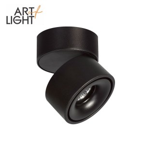 LED downlight LAHTI MINI black 230V 8W 547lm CRI90 60° IP20 3000K warm white
