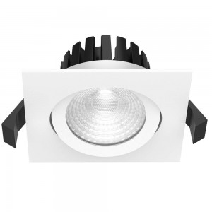 LED downlight PROLUMEN CL104A 2.5 white square 230V 8W 815lm CRI80 60° IP65 3000K warm white