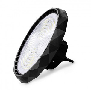 LED warehouse light UFO 03 Strong 190lm/W black round 230V 70W 13300lm CRI70 90° IP65 5000K pure white