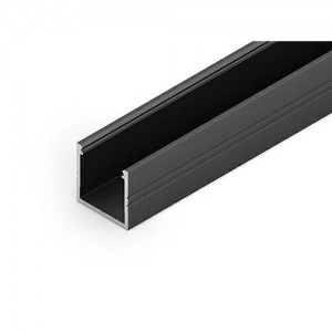 Aluminium profile TOPMET SMART16 B/U4 3m black