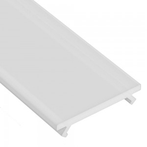 Aluminium profile cover LUMINES TERRA PC  2m, milky 56%
