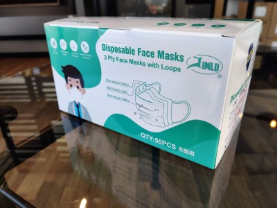 Mask Medical disposable protective mask EN14683 50PCS.