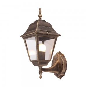 Facade luminaire RIGA WU antique brass 230V E27 IP44