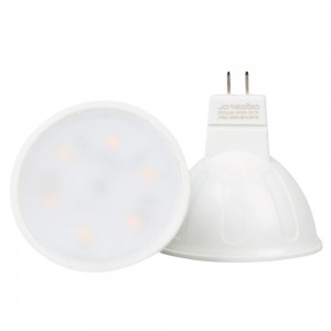 LED lamp AIGOSTAR MR16 A5 12V 3W 225lm CRI80 GU5.3 120° 3000K soe valge
