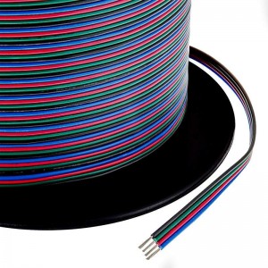 Cable 4x0,5mm² wires 1m