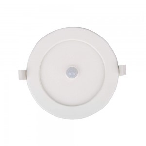 Локальный LED светильник AIGOSTAR E6 D170 c датчик движения белый круглый 230V 12W 750lm CRI80 120° IP20 3000K теплый белый