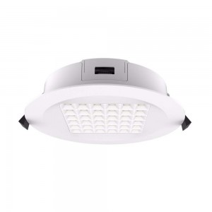 LED downlight PROLUMEN DL96 TRIAC white round 230V 18W 1980lm CRI80 90° IP54 3000K warm white