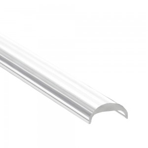 Aluminium profile cover LUZ NEGRA TORINO, 60°, 2m, transparent 97%
