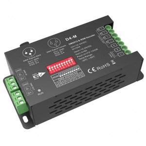 Controller DMX SKYDANCE D4-M 4 channel 4x6A DMX512 12-24V IP20