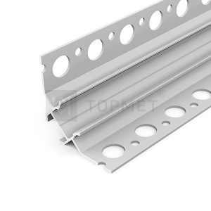 Aluminium profile TOPMET UNI-TILE12 90 C PLUS 2m silvery