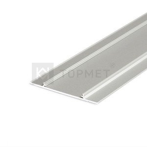 Aluminium profile TOPMET WALLE12 cover 2m silvery