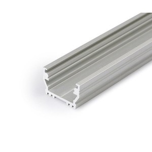 Aluminium profile TOPMET UNI12 BCD/U 2m silvery