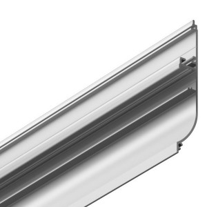 Aluminium profile TOPMET SKIRT10 2m silvery