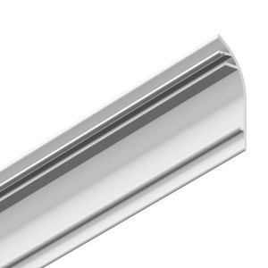 Aluminium profile TOPMET SKIRT10 2m Complementary profile silvery