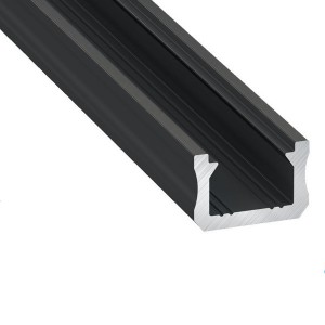 Aluminium profile LUMINES Type X 2m black