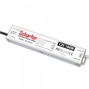 LED Muuntaja Scharfer 12V DC SCH-100-12 230V 100W IP67