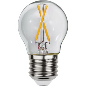 LED bulb Star Trading Clear G45 351-22-1 230V 2,3W 270lm CRI80 E27 IP44 4000K pure white