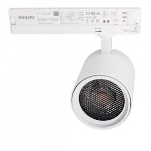 LED track light PROLUMEN Bristol + Honeycomb filter white 230V 32W 3200lm CRI90 36° IP20 3000K warm white