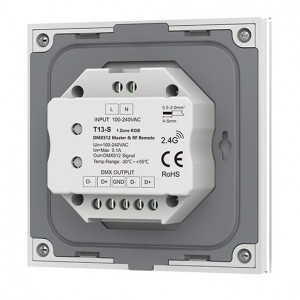 Control panel SKYDANCE T13-S RGB (1 zone) RF/DMX black IP20