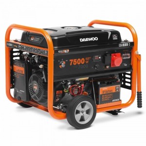 Electric generator Daewoo GDA 8500E-3 (3 phase 400V) gasoline 7500W