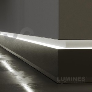 Aluminium profile LUMINES Flaro 2m white
