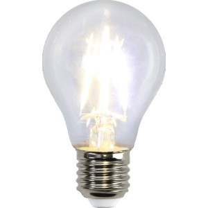 LED bulb Star Trading A60 clear (TRIAC) 230V 4W 470lm E27 360° IP44 827