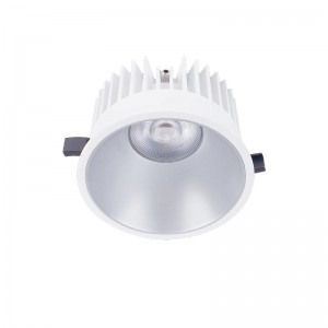 LED-alasvalo PROLUMEN Chelsea valkoinen pyöreä  230V 10W 860lm 60° IP54 TRIAC 930