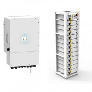 Komplekt Deye Inverter 30kW hübriid + HV akud 61,44kWh LiFePO4 IP65