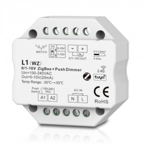 Dimmer SKYDANCE L1(WZ) (0/1-10V/RF/PUSH) 230V IP20