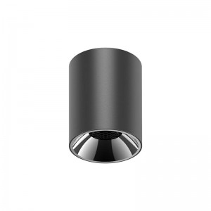 Pendant light PROLUMEN Jesmond with 1m cable black 230V 25W 2600lm 50° IP20 TRIAC 830