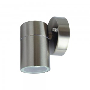 Facade luminaire GRENADA 1 silvery 230V GU10 IP44