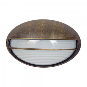 Facade luminaire PETRA antique brass 230V E27 IP44