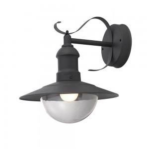 Facade luminaire RIVIERA black 230V E27 IP44