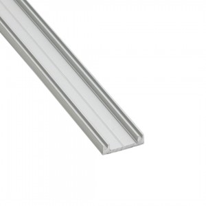 Aluminium profile LUZ NEGRA Milano Slim  2m silvery