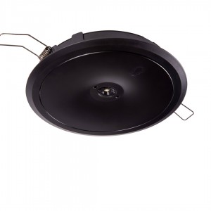 Frame INTELIGHT STARLET ROUND PT frame black round IP20