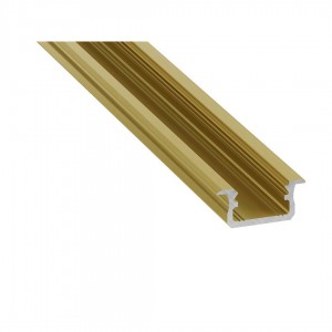 Aluminium profile LUMINES Type B 2m golden