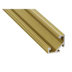 Aluminium profile LUMINES Type C 2m golden