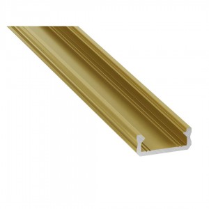 Aluminium profile LUMINES Type D 2m golden
