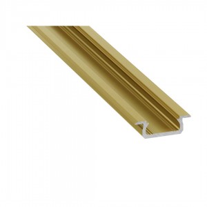 Aluminium profile LUMINES Type Z 2m golden
