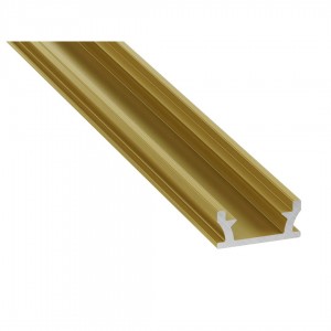 Aluminium profile LUMINES TERRA 2m golden