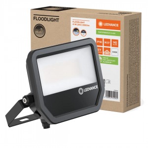 LED floodlight LEDVANCE FL 50 P black 230V 27-41W 6000lm 100° IP66 840