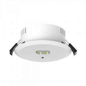 LED Turvavalgusti PROLUMEN M2, 3h valge ümar 230V 6W 450lm IP20 DALI 750