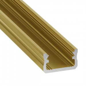 Aluminium profile LUMINES Type A 2m golden
