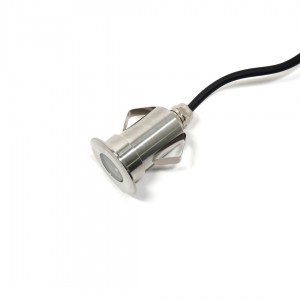 LED Terrace lighting REVAL BULB VITRA silvery round 12V 1W 85lm 15° IP67 830