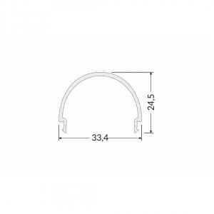 Alumiiniprofiili TOPMET D9 click 2m