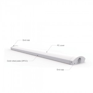 LED valgusti ECO Bianca BFLH-12-36C1 valge 230V 21-36W 5760lm CRI80 120° IP44 3000K, 3500K, 4000K 3CCT