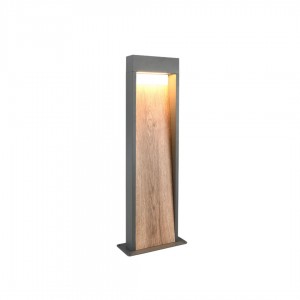 Pollarivalaisin Trio Lighting Salmon musta 230V 11W IP44 3000K lämmin valkoinen